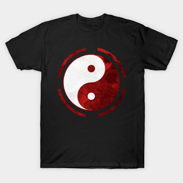 Yin Yang Symbol T-Shirt by Rebellion10